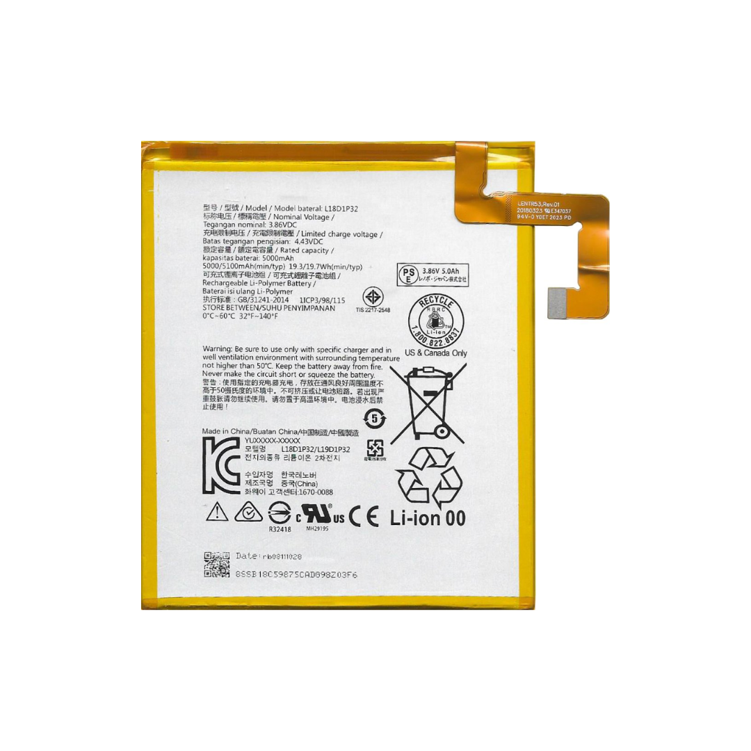 Lenovo M10 Full HD X605F Batarya